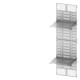 8PQ5000-4BA25 SIEMENS SIVACON S4, suddivisione per sbarre collettrici principali, lato posteriore, La: 600mm