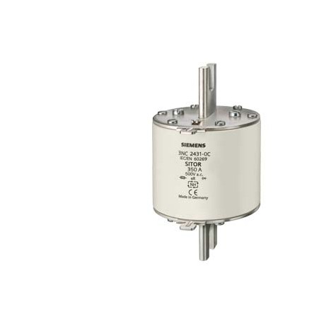 3NC2425-0C SIEMENS SITOR fuse link, with slotted blade contacts, NH3, In: 200 A, gR, Un AC: 500 V, Un DC: 44..