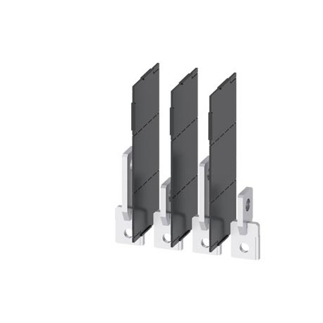 3VA9254-0QD00 SIEMENS attacco a sbarra anteriore a sviluppo verticale, 4 pezzi Accessori per: 3VA1 250