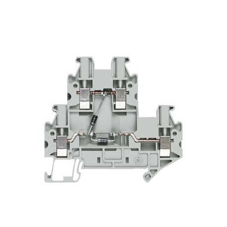 8WH1020-5FF00 SIEMENS morsetto, attacco a vite, a due piani, morsetto con diodo, 2,5mm², grigio