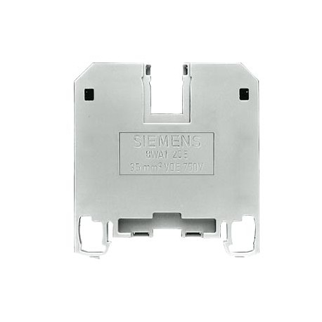 8WA1205 SIEMENS morsetto passante in materiale termoplastico morsetti a vite su entrambi i lati morsetto sin..