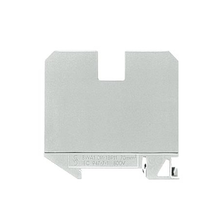 8WA1206 SIEMENS morsetto passante in materiale termoplastico morsetti a vite su entrambi i lati morsetto sin..