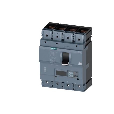 3VA2450-6JQ42-0AA0 SIEMENS circuit breaker 3VA2 IEC frame 630 breaking capacity class H Icu 85kA @ 415V 4-po..