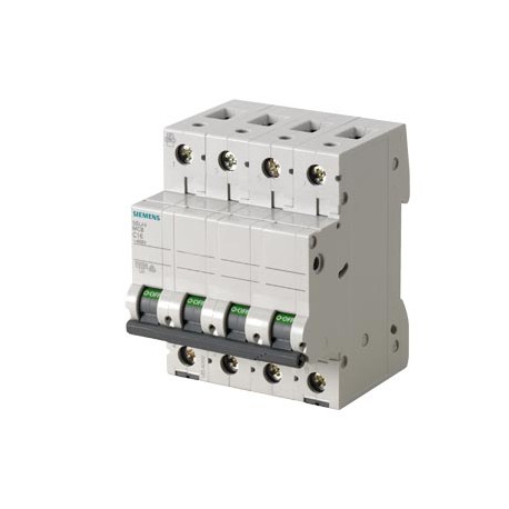 5SL4401-8 SIEMENS Interruttore magnetotermico 400V 10 kA, a 4 poli, D, 1A