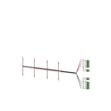 3KC9830-5 SIEMENS Accessory for 3KC8 Power supply cable for connection at the bottom 4-pole for 1250 A conta..