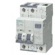5SU1324-7FA32 SIEMENS RCBO, 10 kA, 2P, type A, 30 mA, C-Char, In: 32 A, Un AC: 230 V