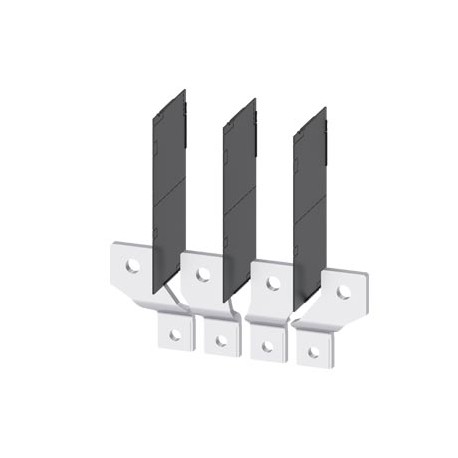 3VA9484-0QC00 SIEMENS attacco a sbarra divaricato sul lato frontale 4 pezzi Accessori per: 3VA1 400/630 3VA2..