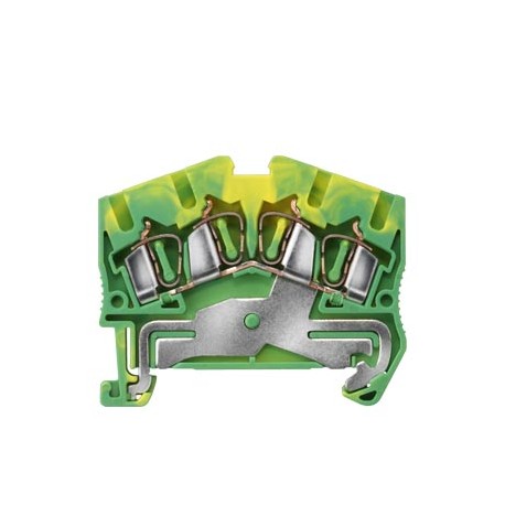 8WH2504-0CF07 SIEMENS PE TERMINAL WITH SPRING CONNECTION, COMPACT DESIGN, 4 CONNECT. POINTS SECTION: 0.08 2...