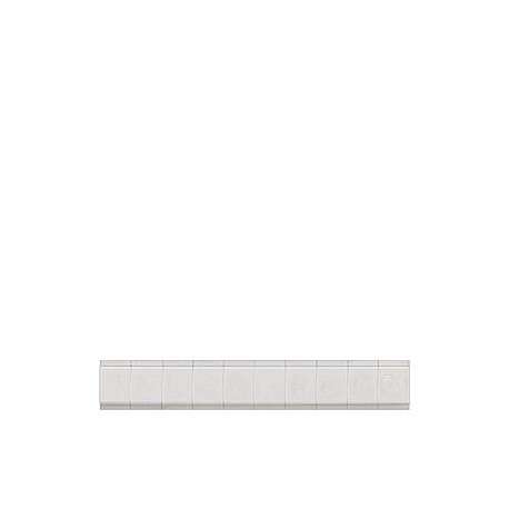 8WH8111-1AA05 SIEMENS Labeling plate, flat, horizontal und vertical, Terminal width: 4.2 mm, H: 6.4 mm, white