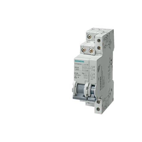 5TE8118 SIEMENS Ausschalter 20A 3S+N mit Hilfsstromschalter 1S+1Ö