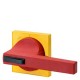 8UC7320-8BD SIEMENS 8UC7 handle with masking frame handle red, masking frame yellow Spare part for 8UC7324-8..