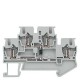 8WH2020-5BF00 SIEMENS TWO-TIER DIODE TERMINAL PASSAGE FROM BOT. TO TOP WITH SPRING CONNECTION, SECTION: 0.08..