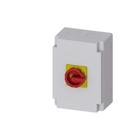 3LD2566-3VB53 SIEMENS SENTRON. interruptor-seccionador 3LD. Pulsador de parada de emergencia. 6 polos. Iu. 6..