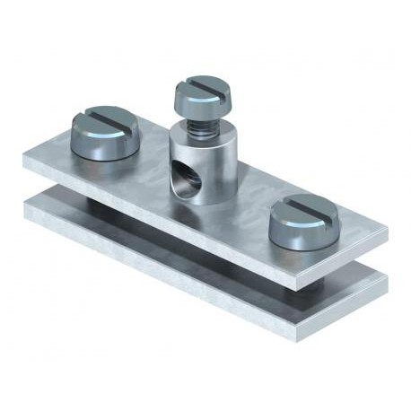 939 5043107 OBO BETTERMANN Abrazadera de puesta a tierra, 55mm, electrozincado, DIN 50961, Acero, St