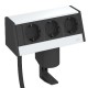 DB-1B3 D3S 6116936 OBO BETTERMANN DESKbox p.conectar prêt, fixation punchy, l'aluminium, l'aluminium anodisé..