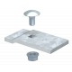 LKS 60 4 FT 6221122 OBO BETTERMANN Serraggio pezzo per scaletta vassoio L110, 60x30, zincato a caldo, DIN EN..