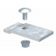 LKS60 4 FT 6221122 OBO BETTERMANN Clamping piece for cable ladder LG110, 60x30, Hot-dip galvanised, DIN EN I..