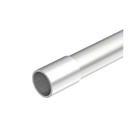 SM40W ALU 2046036 OBO BETTERMANN Aluminium pipe with thread, M40x1,5,3000, Aluminium, Alu