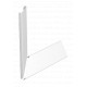 FOOP3SRW 6287060 OBO BETTERMANN Cover for rising flat angle, desk, 80x300mm, Pure white, 9010, Steel, St
