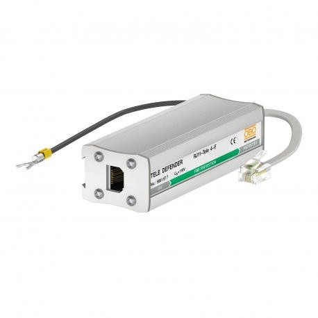 RJ11-TELE 4-F 5081977 OBO BETTERMANN Protección fina RJ11-TELE 4-F, para teléfonos analógicos 170V