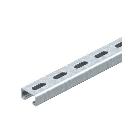 MS 21 L 2M FT 1122923 OBO BETTERMANN Profile rails perforated, slot width 22 mm, 2000x41x21, Hot-dip galvani..