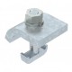KWH 20 FT 6355064 OBO BETTERMANN Clamping profile with hook screw, h 20 mm, 60x50, Hot-dip galvanised, DIN..