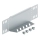 RWEB 810 DD 7107315 OBO BETTERMANN Reducer profile/end closure for cable tray, 85x100, Zinc-aluminium coated..