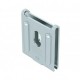 K 12 1818 FS 6437109 OBO BETTERMANN montaggio a parete per rack di vassoio, 50x59, banda zincato, DIN EN 101..