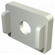 2033 D 25x19 2205092 OBO BETTERMANN Pieza distanciadora, para grapas, 25,5x19x4mm, gris claro, RAL 7035, Pol..
