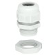 V-TEC PG29+ LGR 2024667 OBO BETTERMANN Cable gland with locknut, PG29, Light grey, 7035, Polyamide, PA