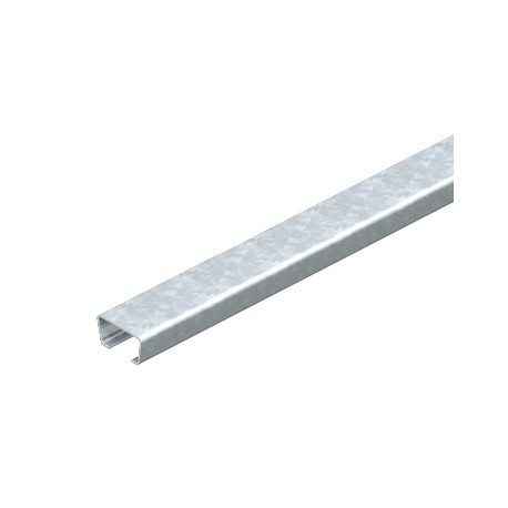 2063 2M FS 1112120 OBO BETTERMANN Perfil, s/perforar, anch.ranura 16,5mm, 2000x35x18, galvanizado en banda, ..