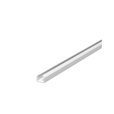 WDKM9 6150098 OBO BETTERMANN Mini-trunking avec bande adhésive, 9x10x2000, blanc trafic, 9016, le chlorure d..