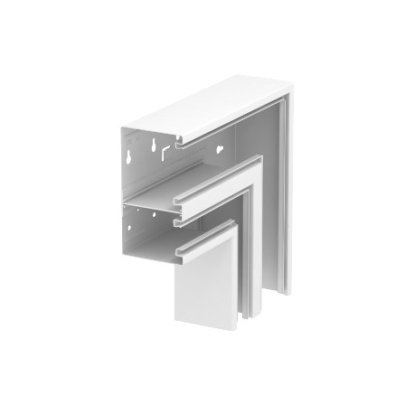 GS-DFF90170RW 6278330 OBO BETTERMANN angle plan chute asymétrique 90x170mm, blanc pur, 9010 Steel St
