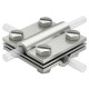 252 8-10 V4A 5312318 OBO BETTERMANN Cross-connettore, 8-10mm, acciaio inox 1.4571, VA, 1.4571