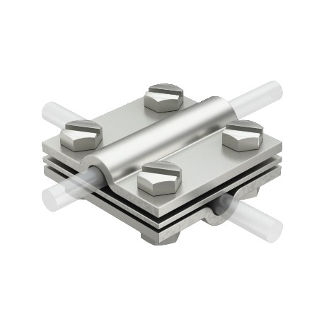 252 8-10 V4A 5312318 OBO BETTERMANN Cross-conector, 8-10 mm, aço inoxidável 1.4571, VA, 1.4571
