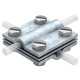 252 8-10 FT 5312310 OBO BETTERMANN Cross-connecteur, 8-10mm, galvanisé à chaud, DIN EN ISO 1461 acier St