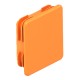 MS 41 EDK OR 1122906 OBO BETTERMANN Endkappe für Profilschiene MS 41, 41x41mm, Pastell orange, 2003, Polyeth..