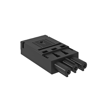 BT-F GST18i3p SW 6108052 OBO BETTERMANN Conector hembra 3 polos, embornamiento rápido, negro,