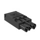 ST-F GST18i3p W 6108051 OBO BETTERMANN Branchez 3 pôles connexion sans vis, Blanc,