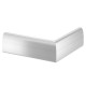OT A Soft EL 6115855 OBO BETTERMANN Decken Sie ext. Ecke Design-Kanal Design Weiche, eloxiert, Aluminium, Alu