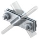 2760 25 FT 5001668 OBO BETTERMANN Attaching clamp for round and flat cable, 25mm, Hot-dip galvanised, DIN EN..