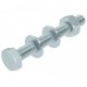 SKS 10X80 F 6418250 OBO BETTERMANN Tornillo de cabeza hexagonal, tuerc.+arand.+ goma elastic., M10x80, galva..