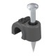 2012 35 SW 2232316 OBO BETTERMANN ISO nail clip , 12mm, L35, Jet black, 9005, Polypropylene, PP