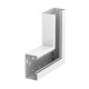GS-AFS70130RW 6277420 OBO BETTERMANN Ângulo plano, ascendente assimétrico, 70x130mm, branco puro, 9010, aço,..