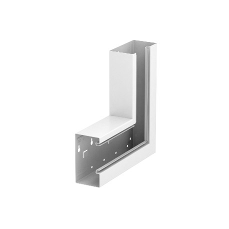 GS-AFS70130RW 6277420 OBO BETTERMANN Ângulo plano, ascendente assimétrico, 70x130mm, branco puro, 9010, aço,..