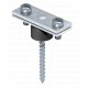 370 H 5025206 OBO BETTERMANN Fixe com parafusos lag para FL30, 55mm, galvanizado a quente, DIN EN ISO 1461 A..