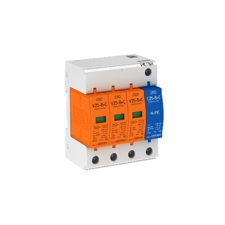 V25-B+C 3+NPE 5094463 OBO BETTERMANN combinado pára-V25 versão 3 + 1, 280V,