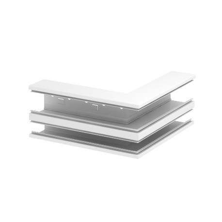 GS-DA90170RW 6278310 OBO BETTERMANN Esquina exterior asimétrica, 90x170mm, Blanco puro, 9010, Acero, St