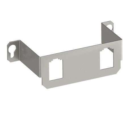 MTGE2 15 2B 7407595 OBO BETTERMANN GE2 piastra di montaggio per 2x 16 buche tipo di serie B, 118x47x34, in a..