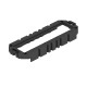 MT4 45 OKB 7403870 OBO BETTERMANN Il supporto per i dispositivi 4 Modul 45 M45 OKB, 208x76x22, nero grafite,..